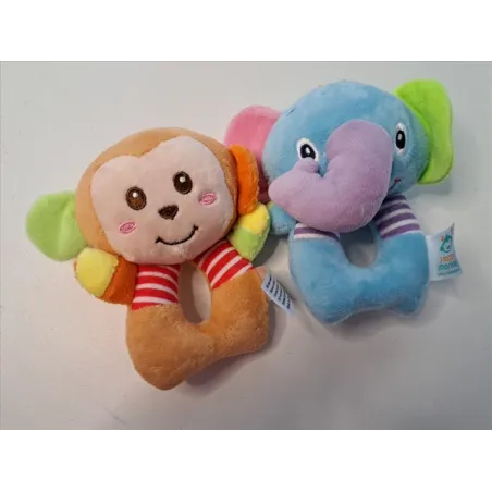 Sonagli Scimmietta e Elefantino Morbidi