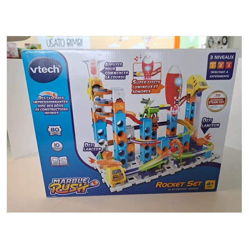 Pista Palline / Biglie Marble Rush VTech 80 Pezzi