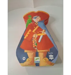 Puzzle Djeco Pirata Con Pappagallo