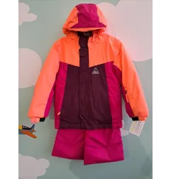 Completo Neve Montagna Rosa e Fucsia Decathlon 5/6 A