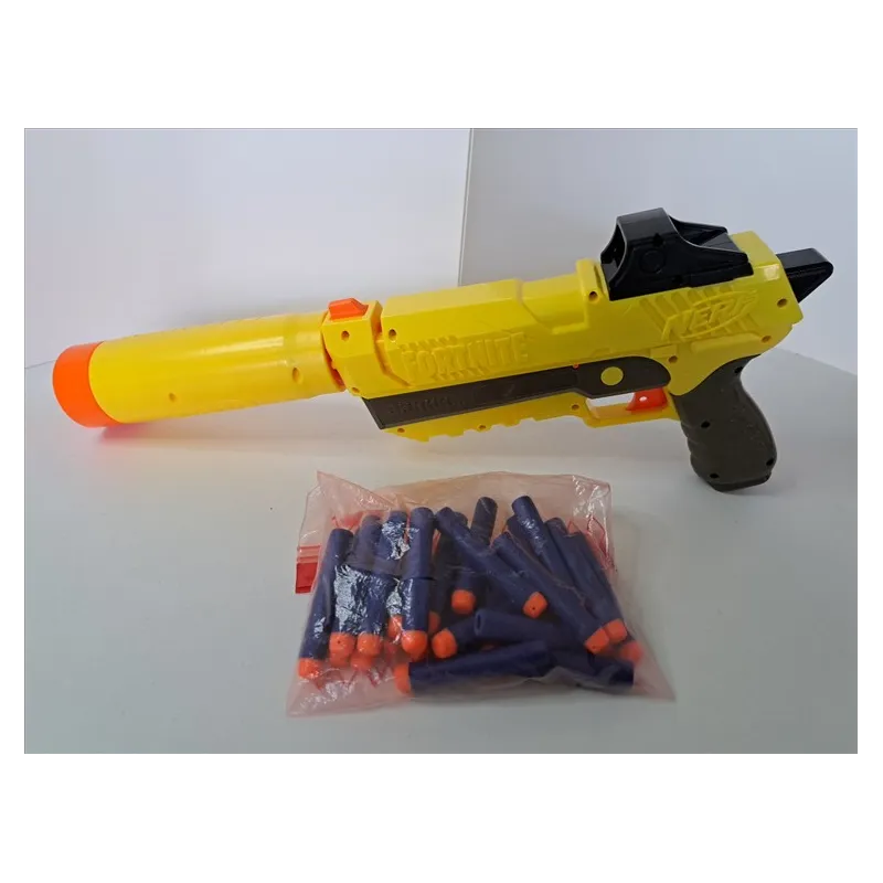 Fucile Nerf Giallo Con Colpi