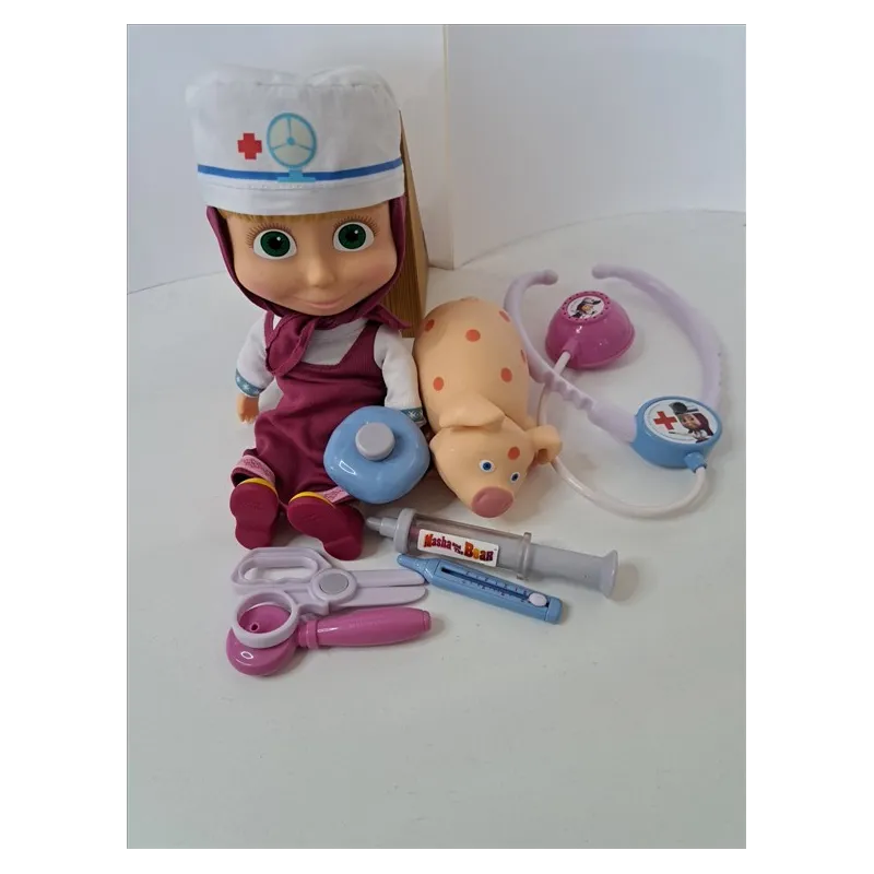 Masha Veterianaria Con Maialino