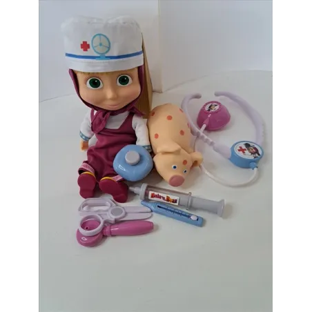 Masha Veterianaria Con Maialino