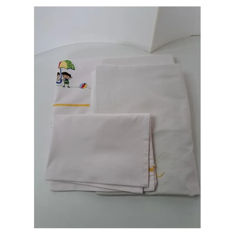 Set Tessile Lettino Sopra Sotto Federa