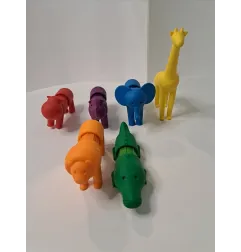 SMARTMAX - My First Safari Animals Animali a Due Pezzi Magnetici 6 PZ