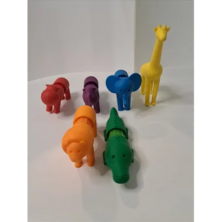 SMARTMAX - My First Safari Animals Animali a Due Pezzi Magnetici 6 PZ