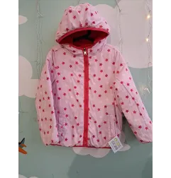 Piumino Reversibile Rosa / Stelline 8/9 A