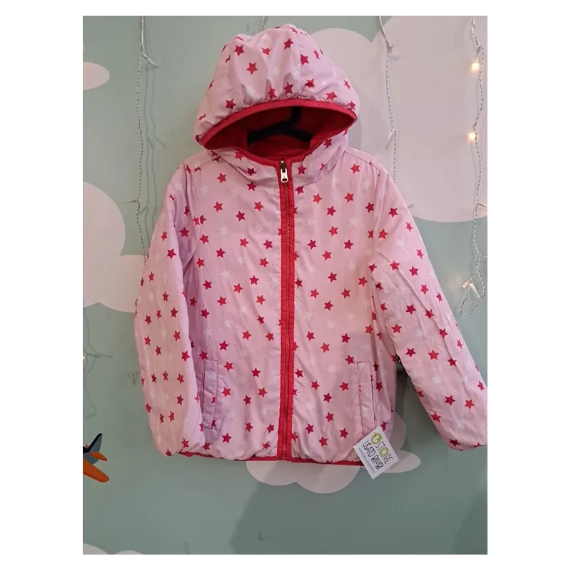 Piumino Reversibile Rosa / Stelline 8/9 A