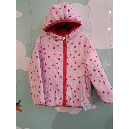Piumino Reversibile Rosa / Stelline 8/9 A