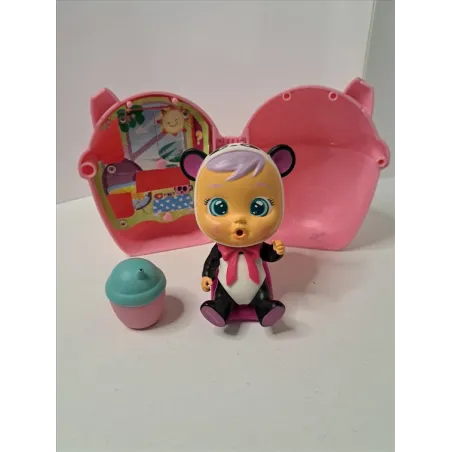 Bambola Cry Babies Magic Tears Con Casetta e Accessori Panda
