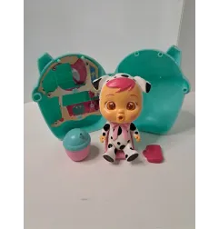 Bambola Cry Babies Magic Tears Con Casetta e Accessori Dalmata
