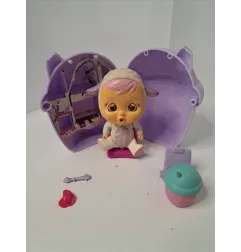 Bambola Cry Babies Magic Tears Con Casetta e Accessori Pecorella Con Animale + Casetta