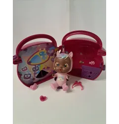 Bambola Cry Babies Magic Tears Con Casetta e Accessori Unicorno
