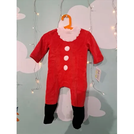 Vestito Natalizio Rosso Con Cinturina Tartan Cuore 6 M Mai Usato