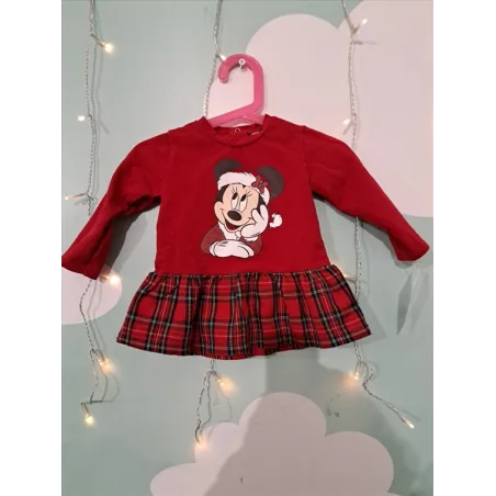 Vestito Natalizio Minnie 9 M