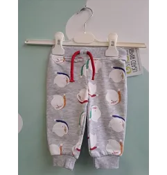 Pantaloni Grigi Babbo Natale 3/6 M