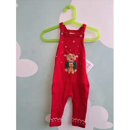Salopette Rossa Natalizia 6 M