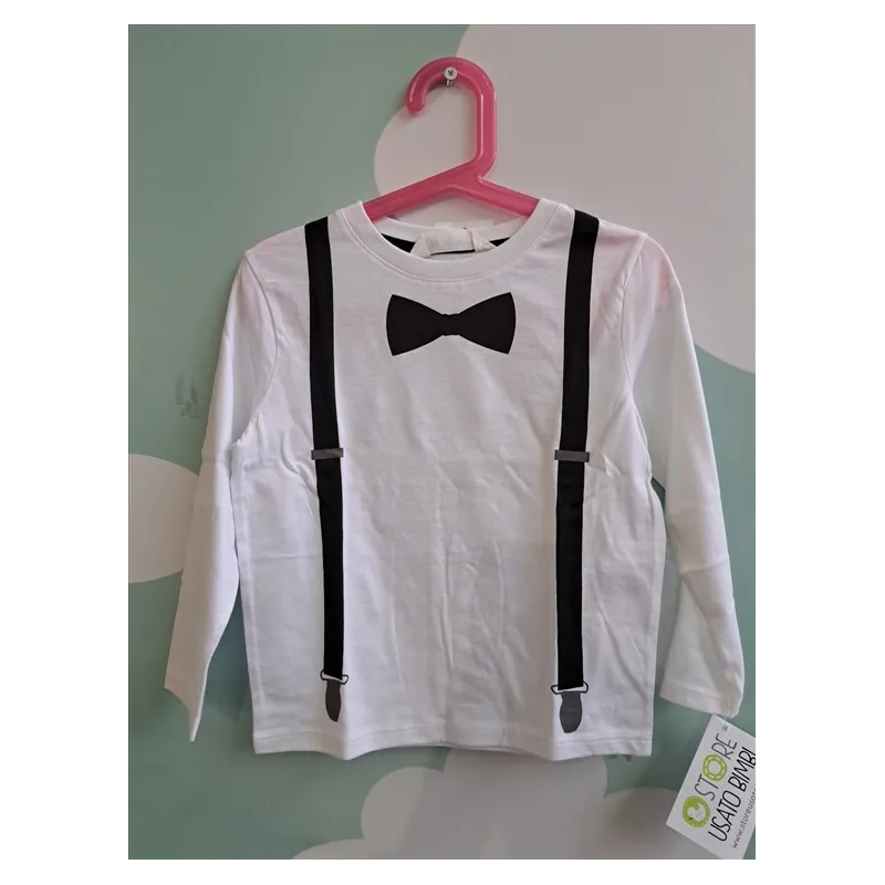 Maglia Maniche Lunghe Con Papillon 2/4 A Nuova