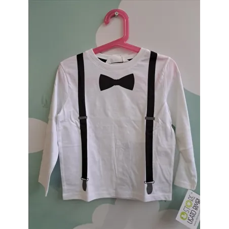 Maglia Maniche Lunghe Con Papillon 2/4 A Nuova