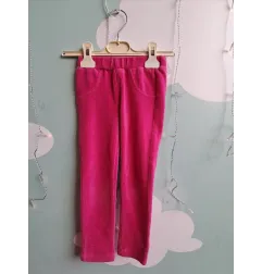 Pantaloni In Vellutino IDo Fucsia 4 A