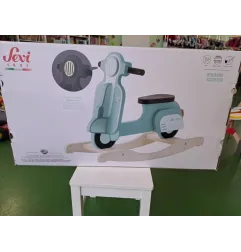 Vespa Sevi Rocking Scooter In Legno Cavalvabile