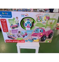 Macchinina Cavalcabile Sofia Pronti Via Baby Clementoni Nuova