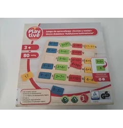 Gioco Didattico In Legno Addizione / Sottrazione