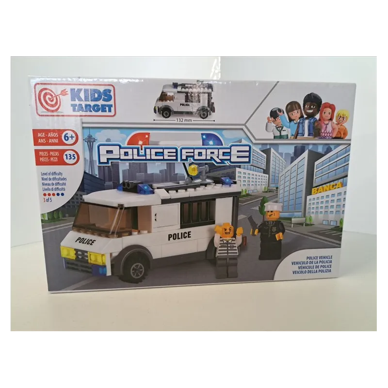 Costruzioni Tipo Lego Furgone Polizia Nuovo