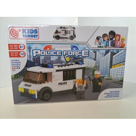 Costruzioni Tipo Lego Furgone Polizia Nuovo