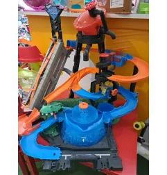 Pista Hot Wheels Mega Autolavaggio Ultimate Gator Con Coccodrillo