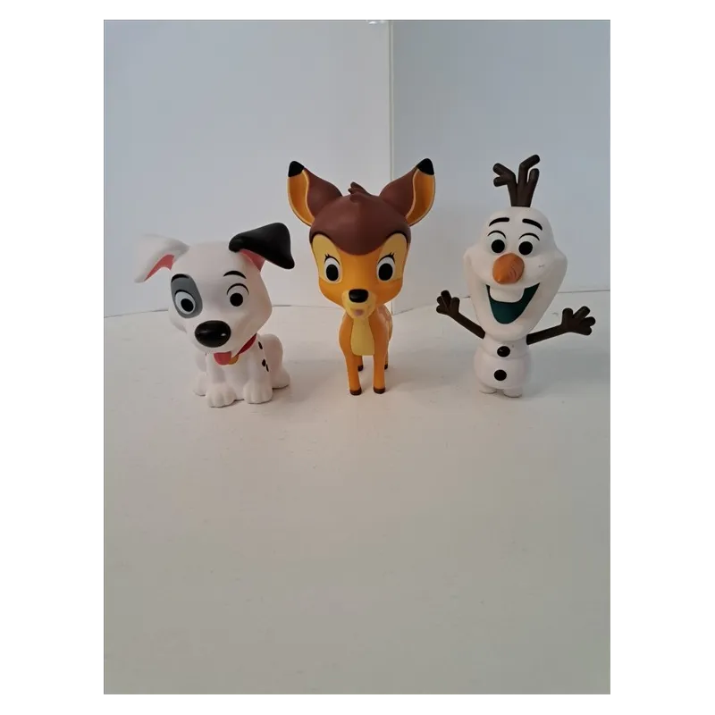 Personaggi Disney Olaf, Dalmata e Bambi