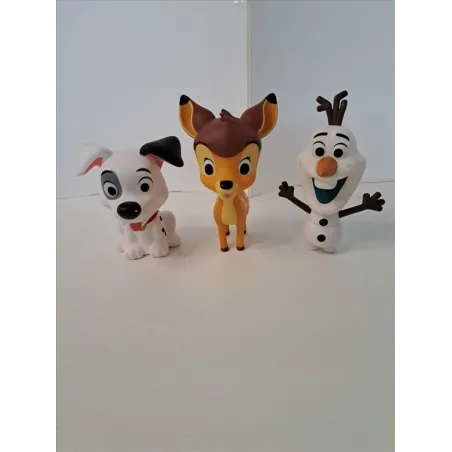 Personaggi Disney Olaf, Dalmata e Bambi