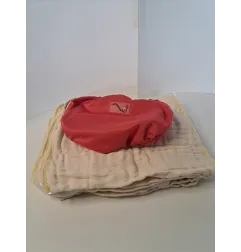 Set Per Pannolini Lavabili Inserti Lavabili 4 + Cover Esterna Ecobaby XKK Organic