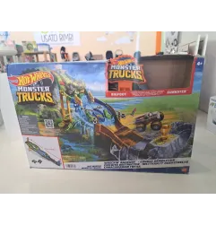 Pista Hot Wheels Monster Truck Con Automobiline Incluse