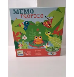 Gioco In Scatola Memo Tropico Djeco
