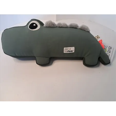 Coccodrillo Con Specchietto e Vibrazione DoneByDeer - Cuscino Attività Multisensoriale