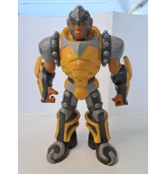 Super Eroe Armatura Gialla Grigia