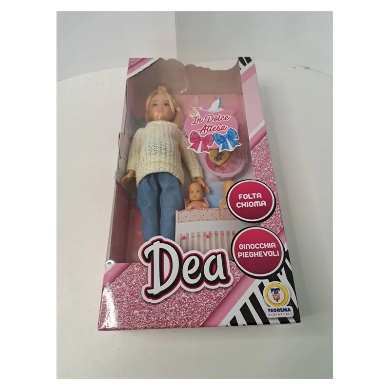Bambola Tipo Barbie In Dolce Attesa Con 2 Gemelli Nuovo