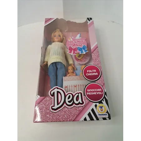 Bambola Tipo Barbie In Dolce Attesa Con 2 Gemelli Nuovo