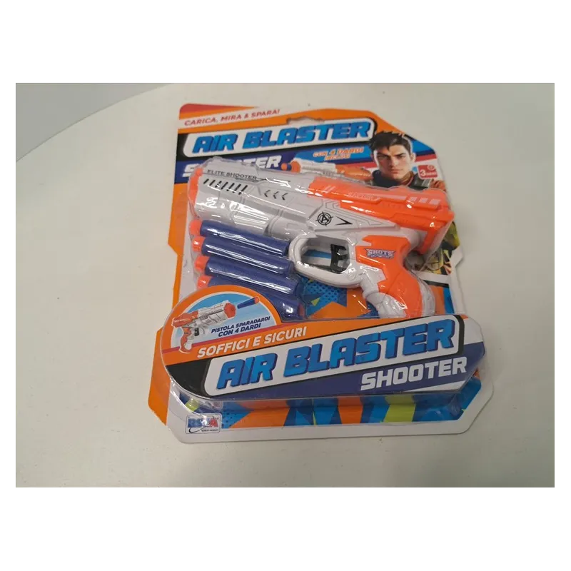 Pistola Tipo Nerf Con 4 Dardi Nuova