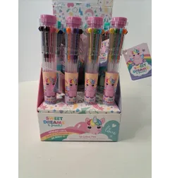Penna 10 Colori Unicorno Nuovo