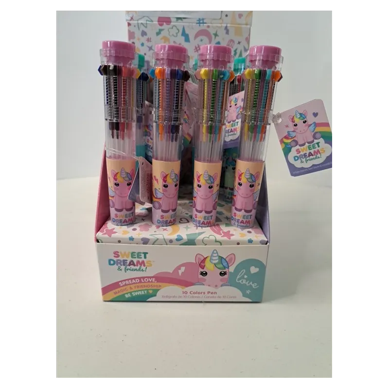Penna 10 Colori Unicorno Nuovo