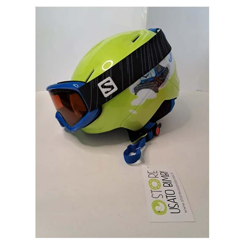 Casco Giallo Sci / Montagna Con Maschera
