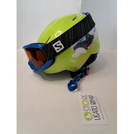 Casco Giallo Sci / Montagna Con Maschera