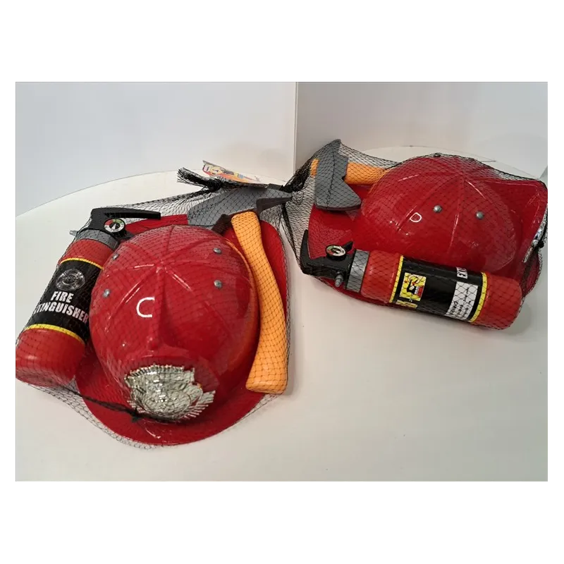 Kit Pompiere Con Caschetto e Estintore Nuovo
