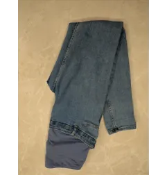 Jeans Premaman Con Fascione Elastico In Vita Taglia 40