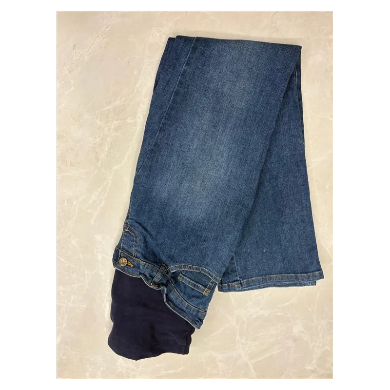 Jeans Premaman Con Fascione Elastico In Vita Taglia 40
