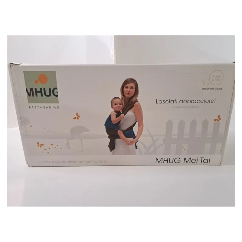 Fascia / Marsupio Mhug Mei Tai Da 3,5 Kg A 18 Kg Rosso