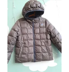 Piumino K Way Reversibile Blu e Grigio Scuro 8 A