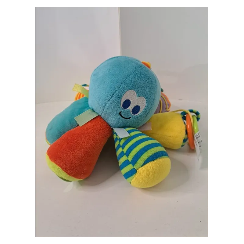 Sonaglio Polpo Colorato Con Specchietto Anche Da Appendere